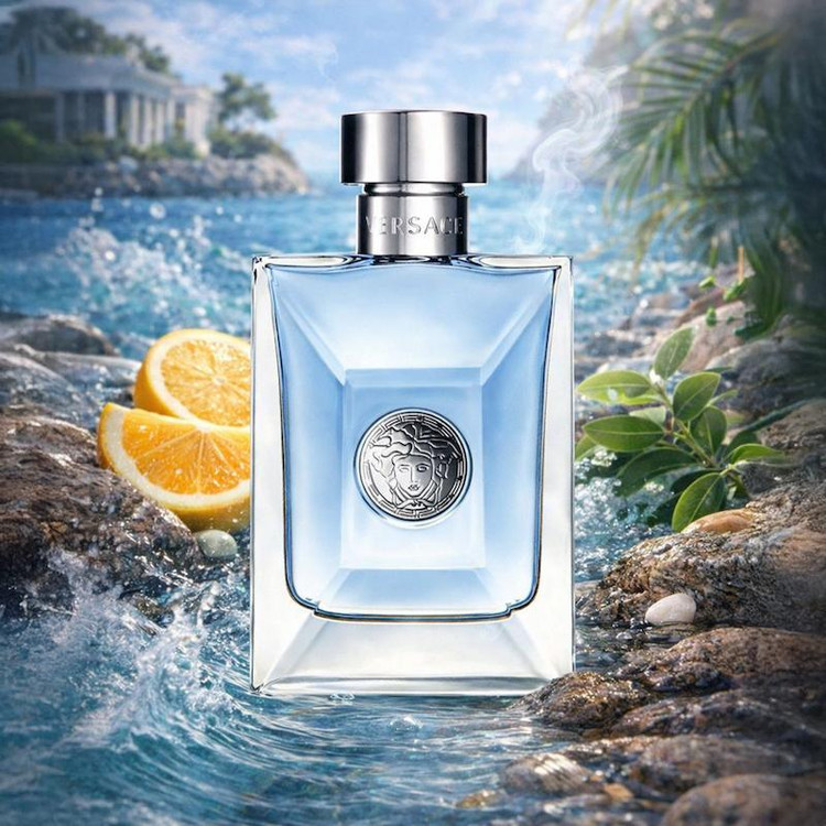 با رایحه خنک، مرکباتی و آروماتیک | Novare Versace Pour Homme with fresh citrus aromatic notes