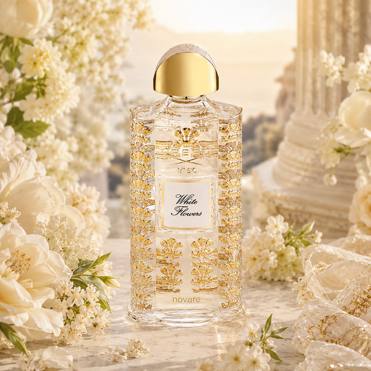 با رایحه گلی، پودری و مُشکی | Novare Creed White Flowers with floral powdery musky notes