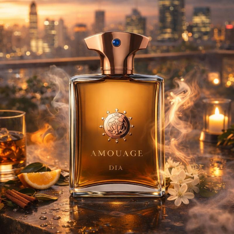 با رایحه چوبی، آروماتیک و دودی | Novare Amouage Dia Man with woody aromatic smoky notes