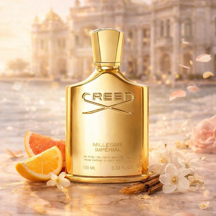با رایحه دریایی، مرکباتی و مُشکی | Novare Creed Millésime Impérial with marine citrus musky notes