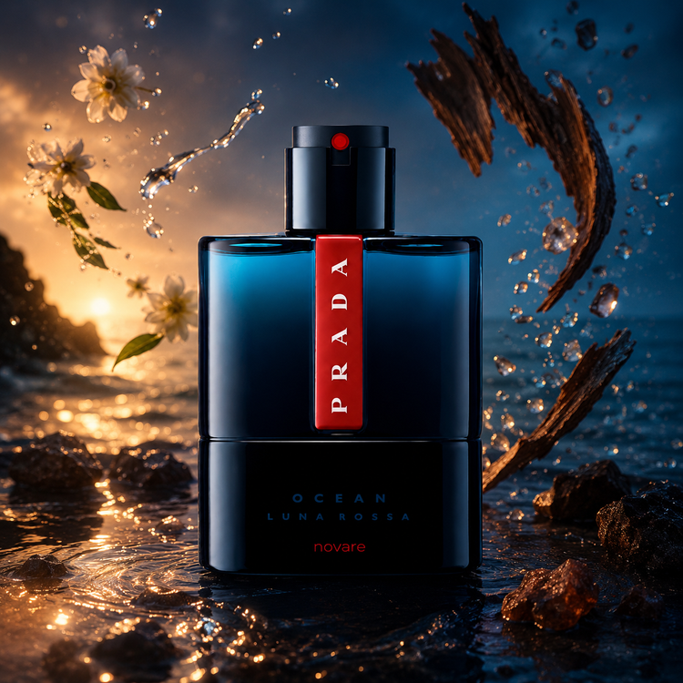با رایحه آروماتیک، دریایی و چوبی | Novare Prada Luna Rossa Ocean with aromatic marine woody notes