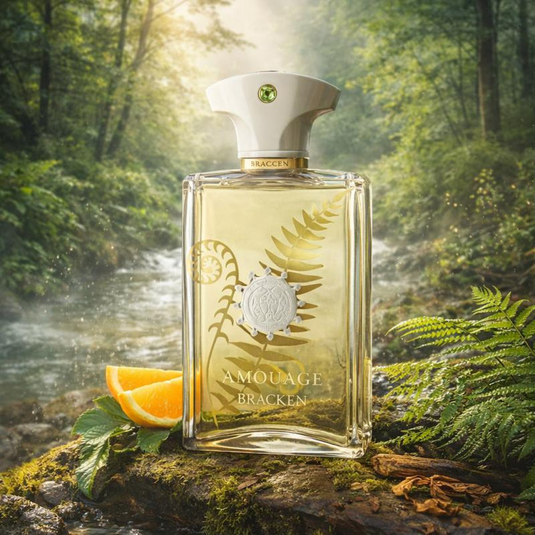 با رایحه سبز، چوبی و آروماتیک | Novare Amouage Bracken Man with green woody aromatic notes