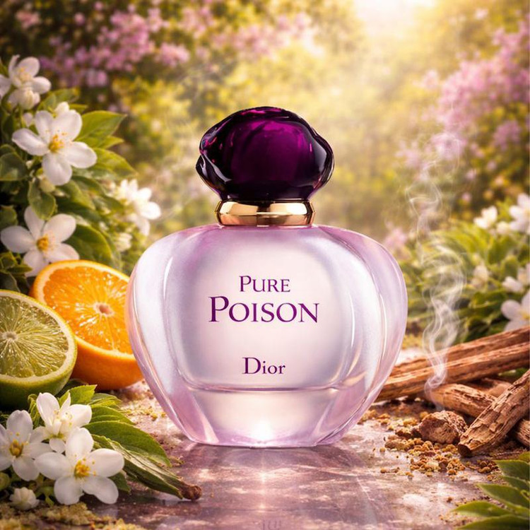 با رایحه گلی، سفید، مُشکی | Novare Dior Pure Poison with white floral musky notes