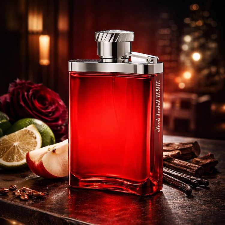 خرید عطر دستساز دانهیل دیزایر فور ا من قرمز نواره | Novare Dunhill Desire for a Man با رایحهای گرم، شیرین و جذاب؛ انتخابی مناسب برای آقایان شیکپوش و خاصپسند.
