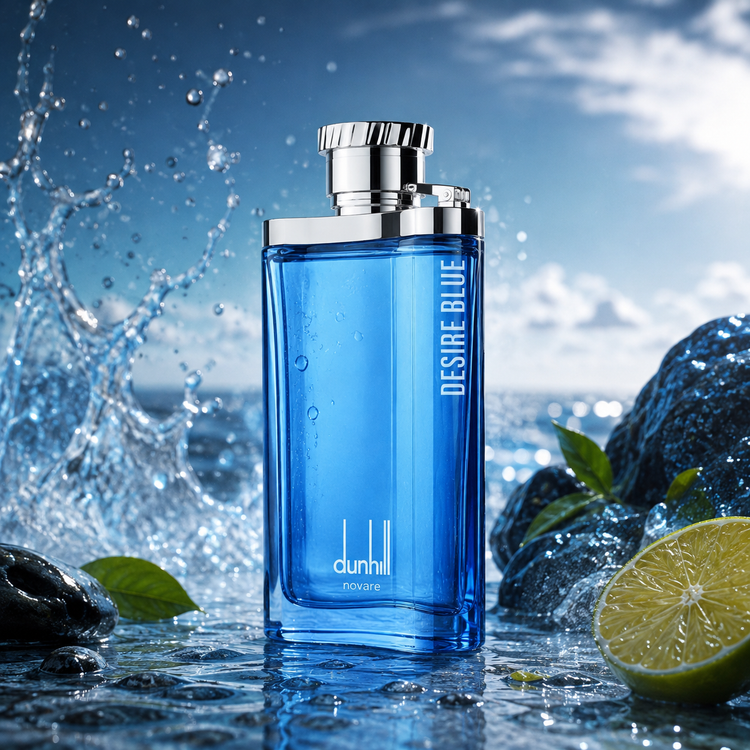 با رایحه دریایی، مرکباتی و آروماتیک | Novare Dunhill Desire Blue with marine citrus aromatic notes