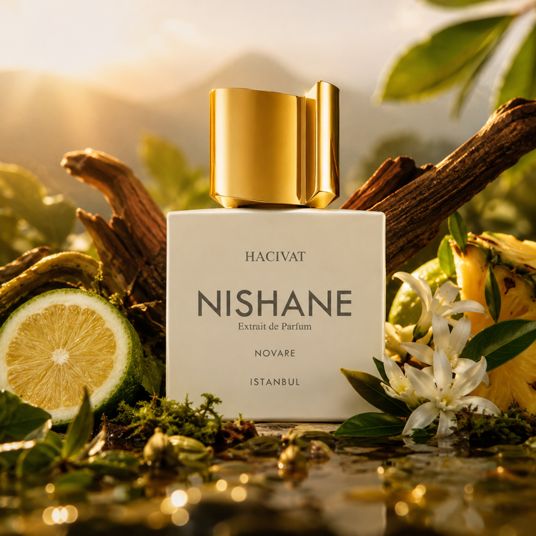 با رایحه مرکباتی، چوبی و خزهای | Novare Nishane Hacivat with citrus woody mossy notes