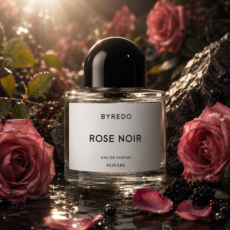 عطر و ادکلن بایردو رز نویر دستساز با رایحه رز و گلهای معطر | Byredo Rose Noir