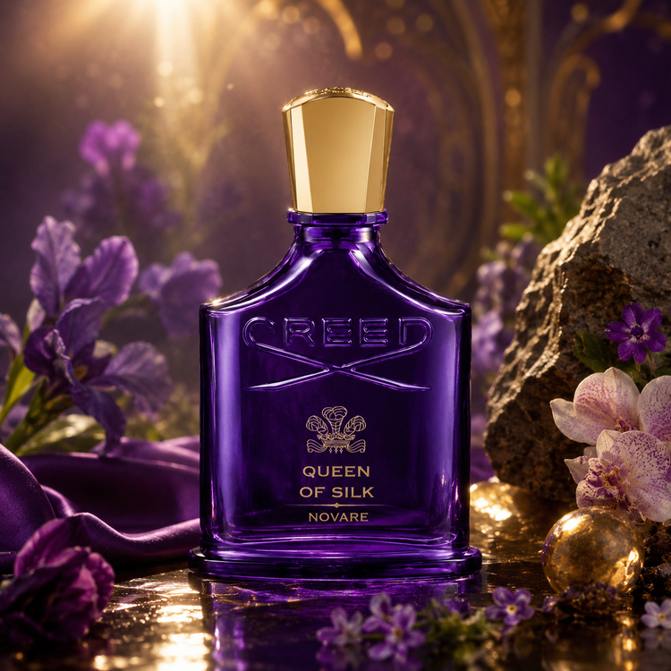 عطر و ادکلن کرید کویین آف سیلک دستساز با رایحه گلی، میوهای و وانیلی | Creed Queen of Silk