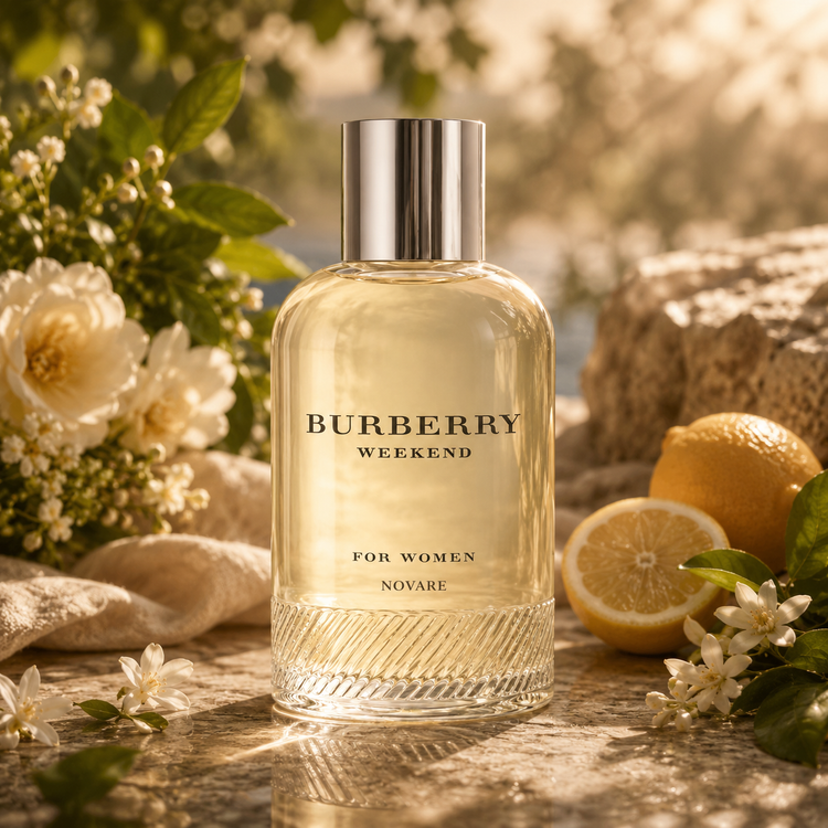 عطر و ادکلن باربری ویکند زنانه دستساز با رایحه گلی، مرکباتی و میوهای | Burberry Weekend for Women