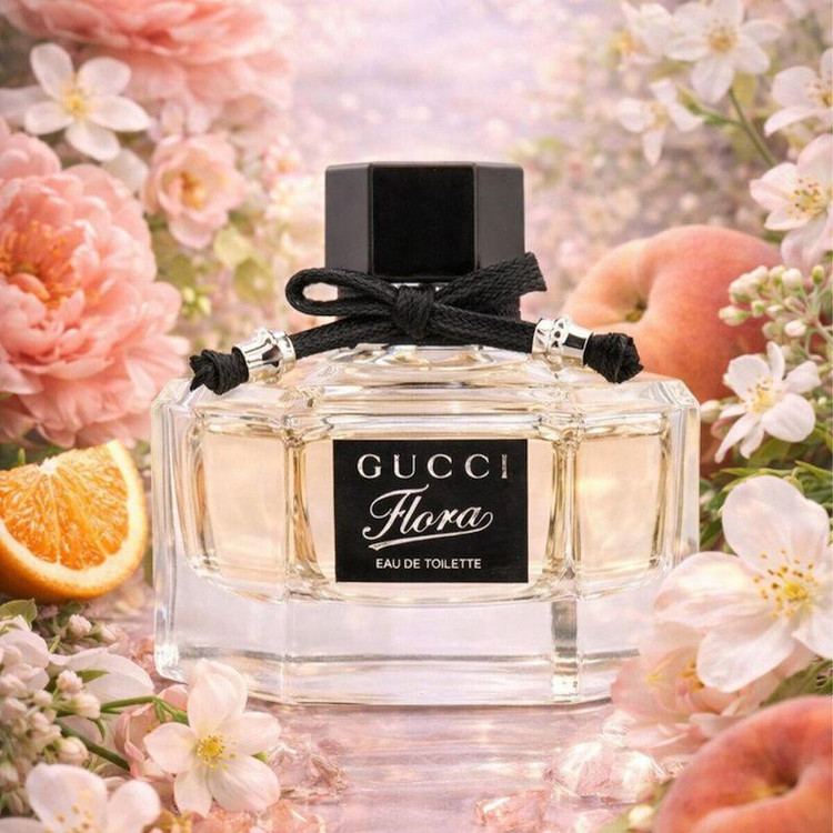 عطر ادکلن گوچی فلورا ادو پرفیوم دستساز با رایحه گلی، مرکباتی و چوبی | Gucci Flora by Gucci