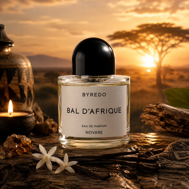 عطر و ادکلن بایردو بال د آفریکا دستساز با رایحه مرکباتی، گلی، چوبی و مشک | Byredo Bal D’Afrique