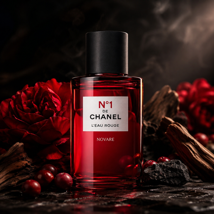عطر و ادکلن شنل ان وان د شنل لئو رژ دستساز با رایحه مرکباتی، گلی و چوبی | N°1 de Chanel L’Eau Rouge