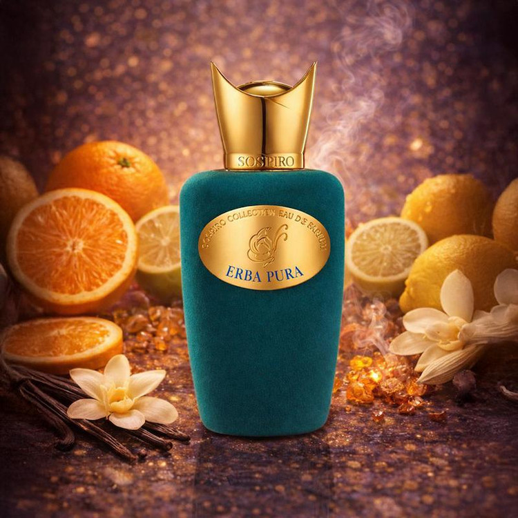 عطر و ادکلن سوسپیرو اربا پورا دستساز با رایحه مرکباتی، میوهای، مشک و وانیلی | Sospiro Erba Pura