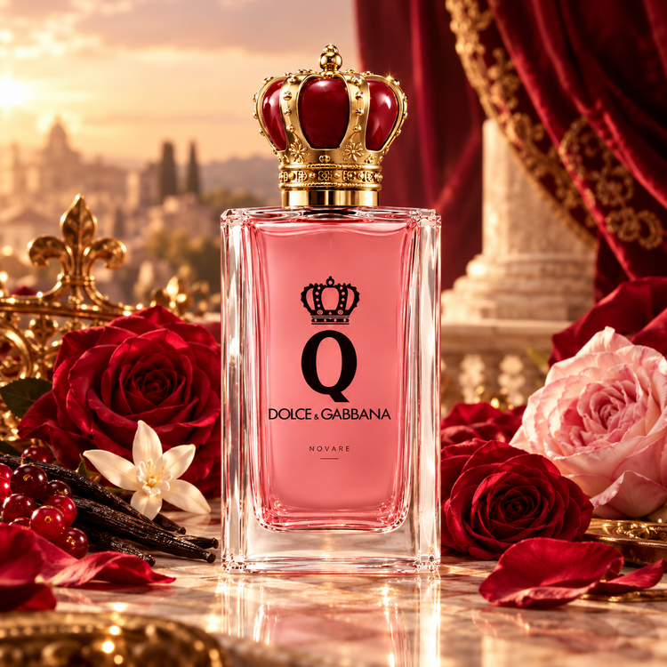عطر و ادکلن دولچه اند گابانا کیو (کویین) دستساز با رایحه میوهای، گلی، چوبی و وانیلی | Dolce & Gabbana Q (Queen)